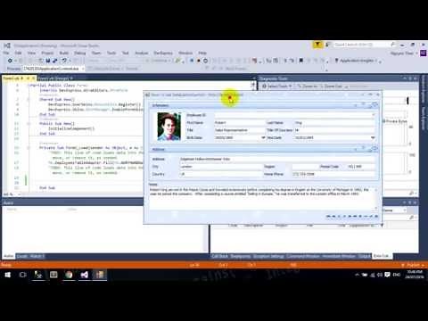 [DEVEXPRESS] Tutorial use Data Table Layout in VB.NET 2016
