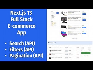 Next.js 13 Full Stack E-commerce App #5 | Backend Search, Filters & Pagination