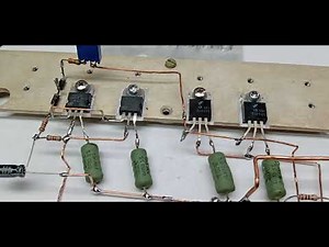 AMPLIFICADOR DARLINGTON COM TIP120 E TIP125 (PARTE 1)