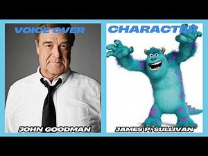 Comparison voice over and character monster inc