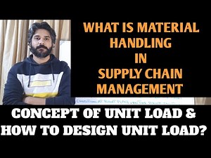 What Is Material Handling In Supply Chain Management | Concept Of Unit Load