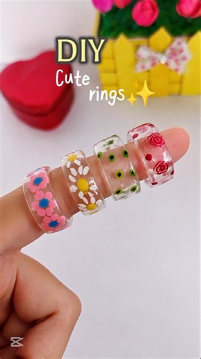 DIY easy rings using waste plastic bottle✨|5 minutes crafts|#shorts #diy #ring #plasticbotle #viral
