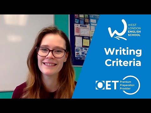 OET Writing Criteria with Beth @WLES - Occupational English Test (OET)