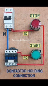 CONTACTOR HOLDING CONNECTION | 𝘗𝘰𝘸𝘦𝘳𝘦𝘥 𝘉𝘺 𝘌𝘭𝘦𝘤𝘵𝘳𝘪𝘤𝘪𝘵𝘺