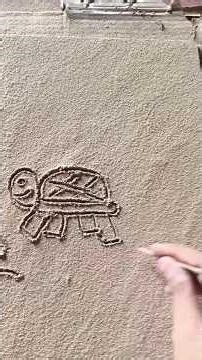 How to drow turtle🐢🐢 with3 Number#arjt #shots #viral