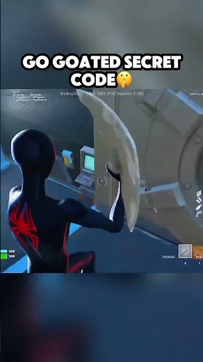Secret code in go goated#fortnite #fortniteclips #gaming