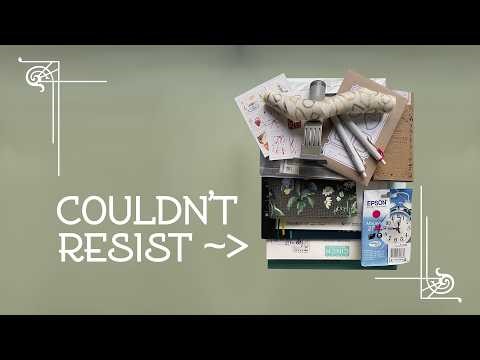 New Stationery Unboxing ✒️ Miso Paper, Amazon & Art From The Heart