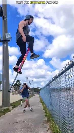 This Pogo Jump Will Blow Your Mind! 🤯 || Incredible Pogo Jump Stunts You Won’t Believe! 😲 #facts