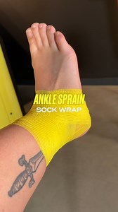 Could you use a little support? Give this easy sock wrap app a go! 💪🧦 #SPORTTAPE #mySPORTTAPE #anklesprain | Sporttape