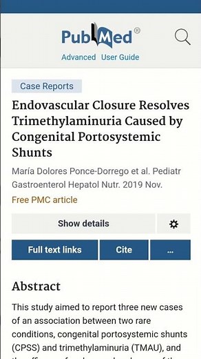 TMAU symptoms resolved by addressing Liver Shunts