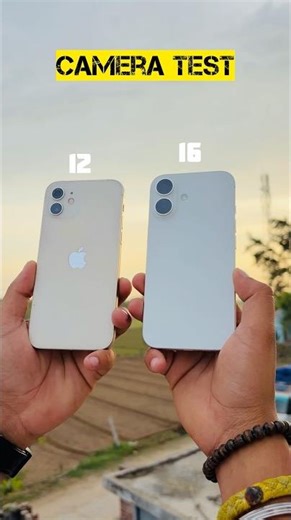 iPhone 16 vs iPhone 12 camera test