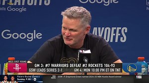 "I mean, he's Steph Curry. He's one of the greatest players of all time" 🗣️ Steve Kerr spoke to Steph's incredible Game 3 performance 👏 | NBA TV