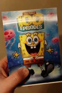 Spongebob Limited Edition First 100 Episodes DVD with Lenticular Case and Plexiglass