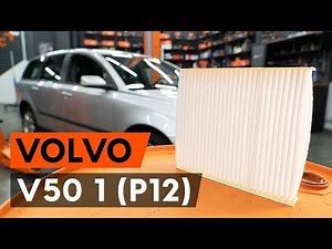 How to replace the pollen filter on a Volvo V50.