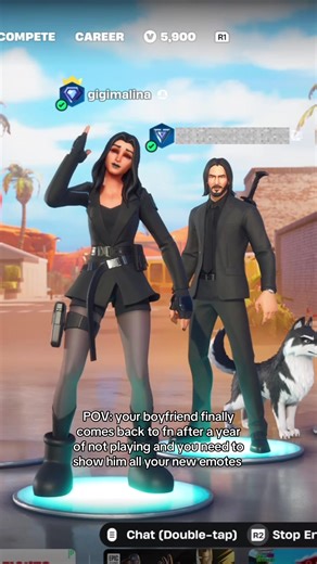 Fortnite Gaming Couple's Epic Emote Showcase