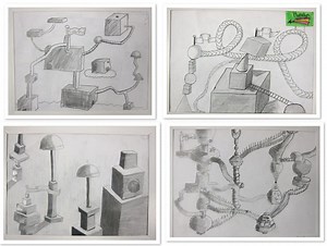 Secret City Drawings: 3rd & 4th Grade -