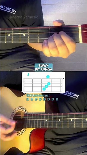 Sway - Bic Runga | Easy Guitar Chords Tutorial For Beginners