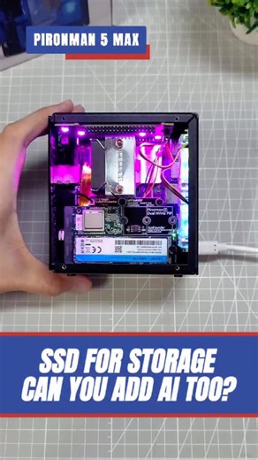 SunFounder Maker Education on Instagram: "SSD, AI, Gaming?! Meet the Pi 5 Case That Does It All 💡#RaspberryPi5 #Pironman5MAX #ArduinoProjects #TechSetup #M2SSD #RGBFans #SingleBoardComputer #GadgetLovers #MakerCommunity #MiniPCBuild"