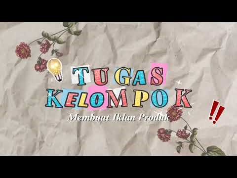 Membuat iklan minuman sehat Bahasa Indonesia