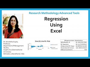 Regression Using Excel(regression)(excel)(2022)(data analysis)(linear)