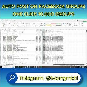 Auto Post On Facebook Groups In Bulk | Auto Post Multiple Facebook Groups