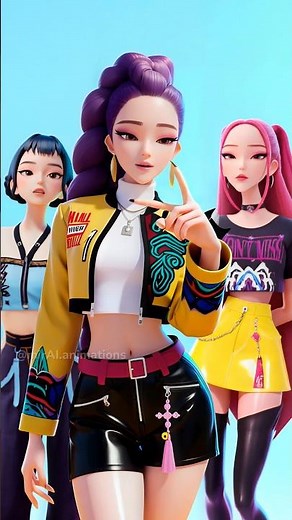 Huntrix ⚔️ Rumi, Zoey, Mira #kpdh #rumi