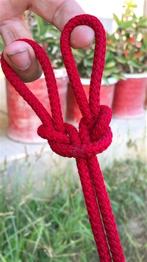 Super Strong Double Loop Knot Tutorial#knot #how #shorts 💯