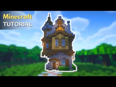 Minecraft: How to Build a Medieval Potion Shop | Potion Shop (Tutorial)