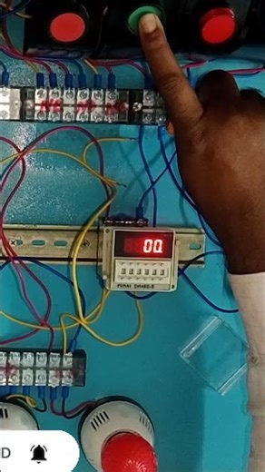 On/Off delay timer time reset. #youtubeshorts #electrical #technology #tech