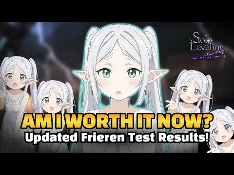 BEFORE and AFTER! How Strong is Frieren Now? Test Results + Builds (Solo Leveling: Arise)