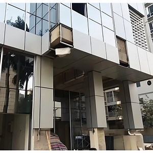 [Hot Item] External Mirror Cladding Decorative Wall Coverings Facade Metal Sandwich Aluminium Wall Cladding