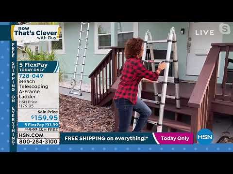 iReach Telescoping AFrame Ladder