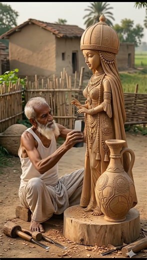 “The Last Artisan: Hand-Carved Legacy in Wood”