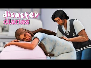 giving birth to a baby girl | disaster diaries ep. 5 - sims 4 let's play