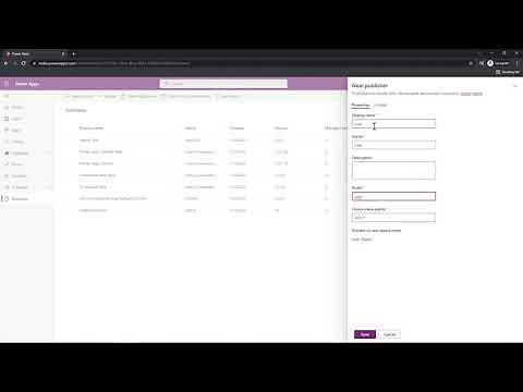 How do I make a Power Platform solution and solution publisher? | 365.Training