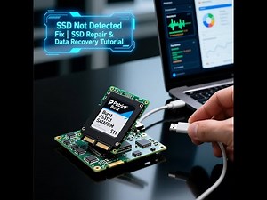 SSD Not Detected Fix | SSD Repair & Data Recovery Tutorial