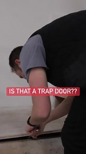 There is a ladder down there! #reels #hiddendoor #underthestairs #mystery #hideandseek | Project: 863