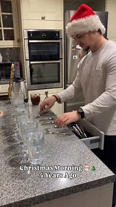 2.2M views · 36K reactions | 4 Years Ago 勞 Last Cutlery by Wham! #lastchristmas #wham #glasses #trickshot #christmas | Fin Draper Music | Facebook