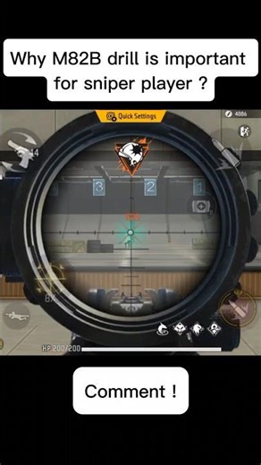 Why M82B drill is important for sniper player ? 🤔 #freefireshorts