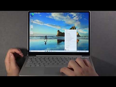 How to Lock/Unlock Taskbar on MICROSOFT Surface Laptop Go - Taskbar Settings