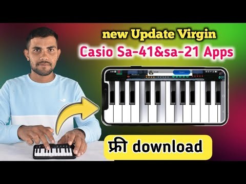 📱New updated version | Casio SA-41, SA-21 mobile apps | Install and download | Step by step