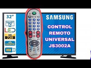 Connecting the Universal Remote Control [JS 3002A] in Easy Steps, Samsung TV | Complete Guide 2024