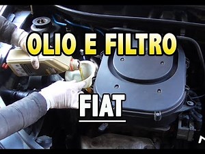 How to replace the oil filter of the Fiat Punto