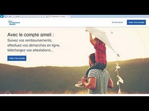 Création compte Ameli - sans code provisoire