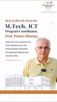 Unlock Your Future with M.Tech in ICT! 🚀 Apply Now for Admissions 2026!