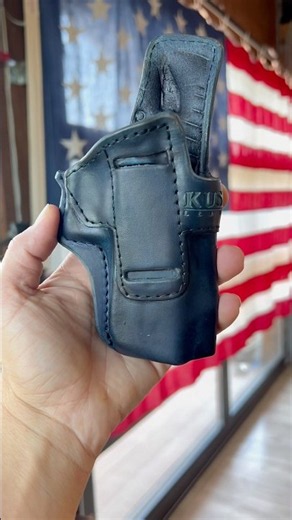 Staccato CS IWB Holster Optic Ready handmade leather made and built in Texas 🇺🇸