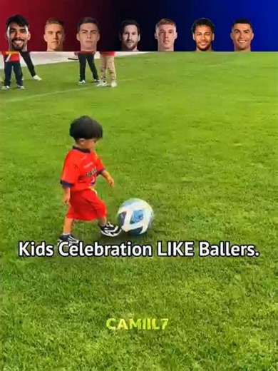 Kids célébrations like Ballers #football #viralvideo #neymar #lamineyamal #soccer