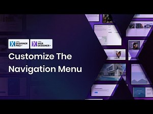 Customize The Navigation Menu Of Your Website | Xara