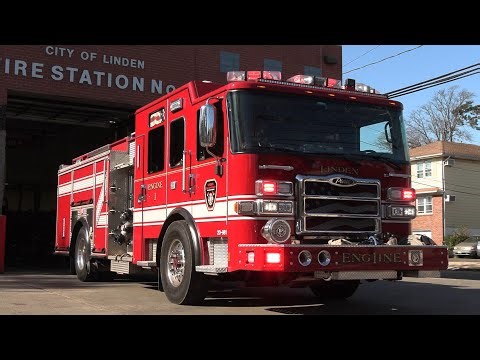 Linden (NJ) Fire Dept. Engine 1 Light Setup - FedSig Navigator Rotator SLR LED Mini Lightbars [2024]
