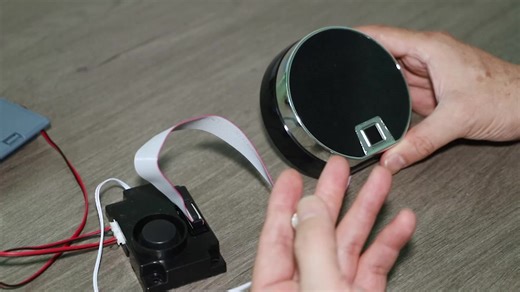 SECURAM High Security Motor Driven Safe Lock Touch Screen Digital Display Password/Fingerprint Unlock Swing Bolt for Safe/Vault